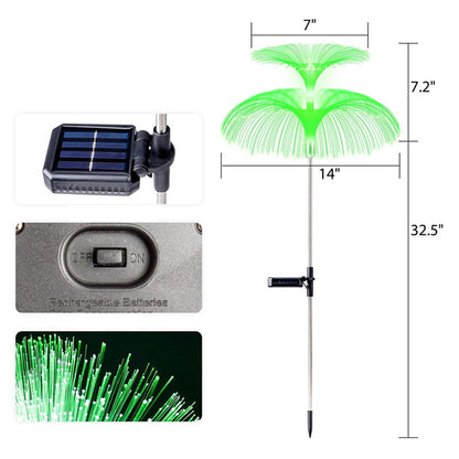 Blaudonau- Solardoppelschichtige Quallenlampe (2 Stück)