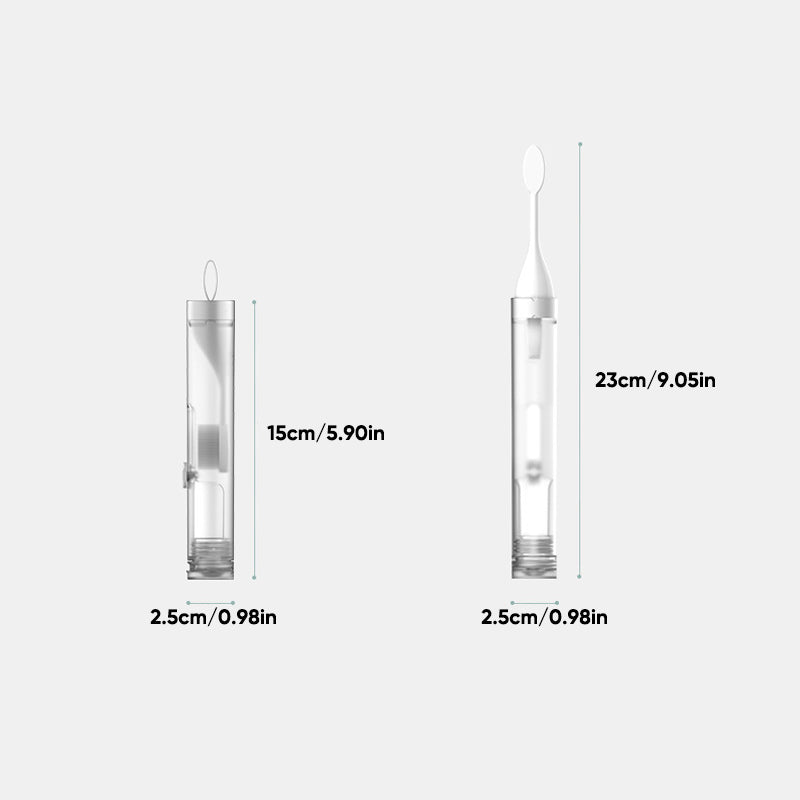 Blaudonau- 3-In-1 Travel Toothbrush