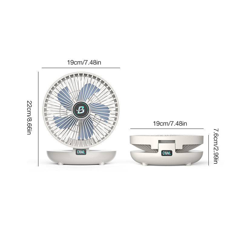 Blaudonau- Kleiner wandmontierter Ventilator