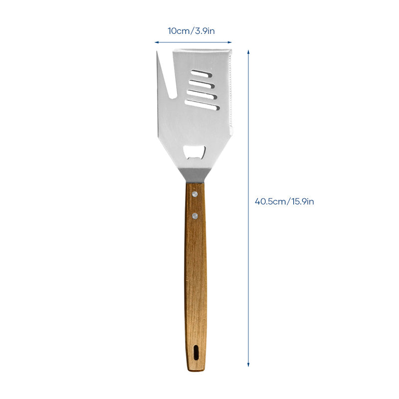 Blaudonau- 5-in-1 Grillspatel, Gabel und Messer