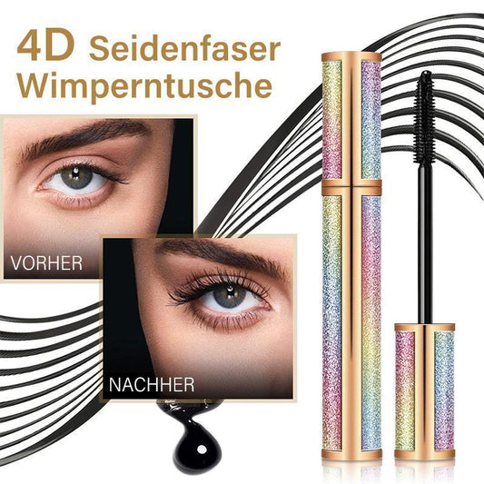 Blaudonau- 4D Wasserdicht Seidenfaser Wimperntusche