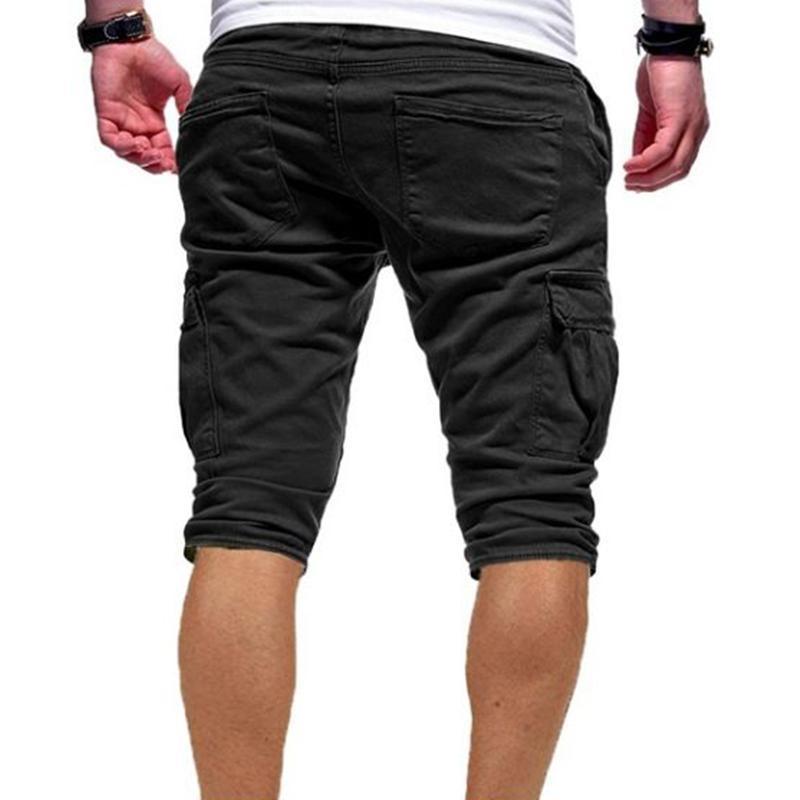 Blaudonau- Mode lose Shorts mit Große Tasche für Herren