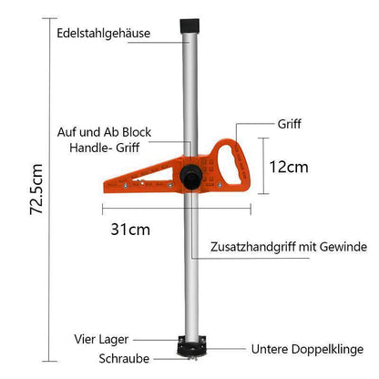 Blaudonau- Schneidwerkzeug für Gipskartonplatten mit Doppelklinge