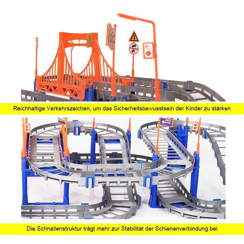 Blaudonau- Flexible Track Spielzeug Set Grau