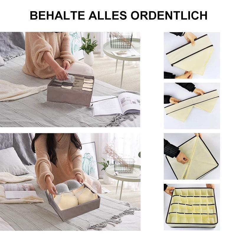 Blaudonau- Faltbarer Kleiderschrank Unterwäsche Organizer (4 Stk im Set)