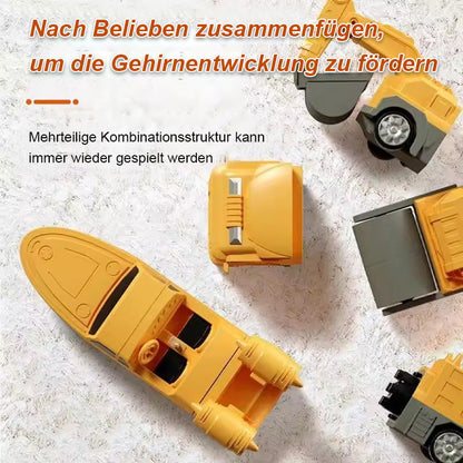 Blaudonau- Magnetisches Transform-Engineering-Auto-Zusammenbauspielzeug