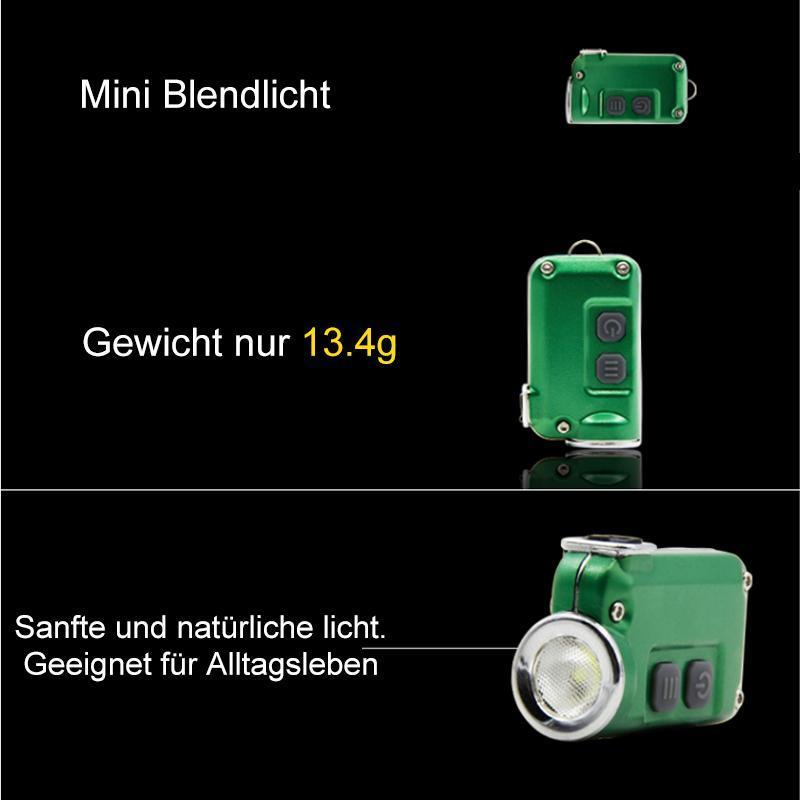 Blaudonau- MINI LED Schlüsselbund Intelligente Taschenlampe