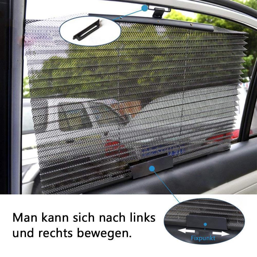 Blaudonau- Auto Fenster Sonnenschutz Vorhang, 3M Kleber, schwarz