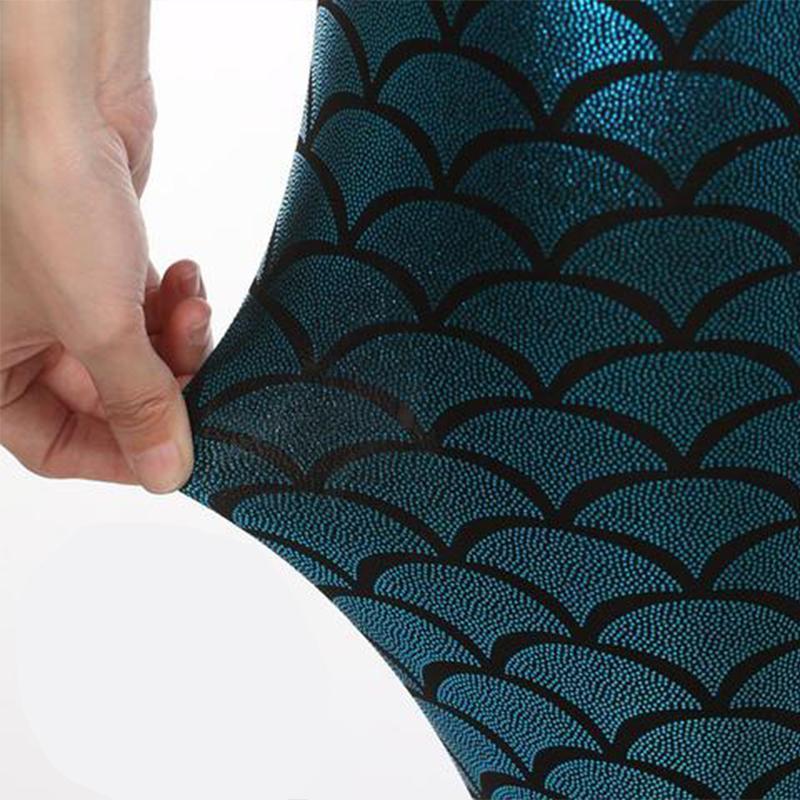 Blaudonau- Reflektierende Leggings für Meerjungfrauen