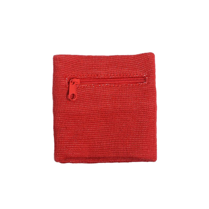 Blaudonau- Atmungsaktive Handgelenktasche mit Reißverschluss Rot