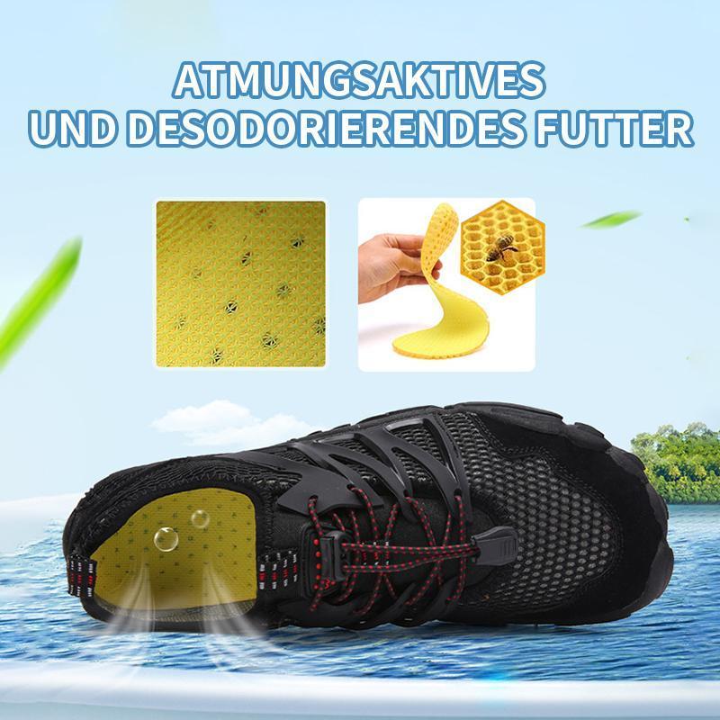 Blaudonau- Herren Sommer atmungsaktives Mesh Quick Dry Outdoor Fitness Wanderschuhe