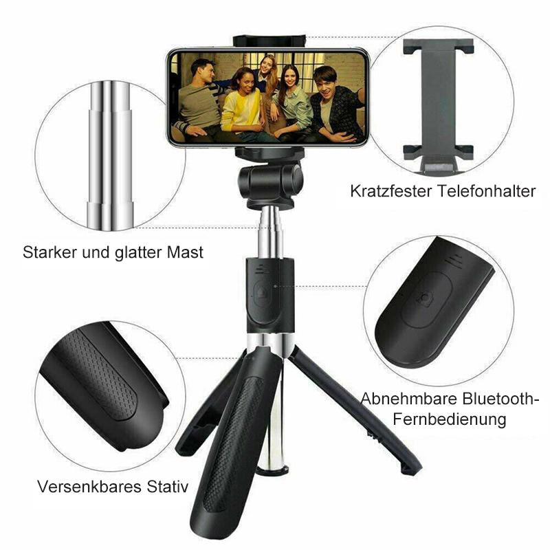 Blaudonau- Selfie-Stick für Handy-Stativ