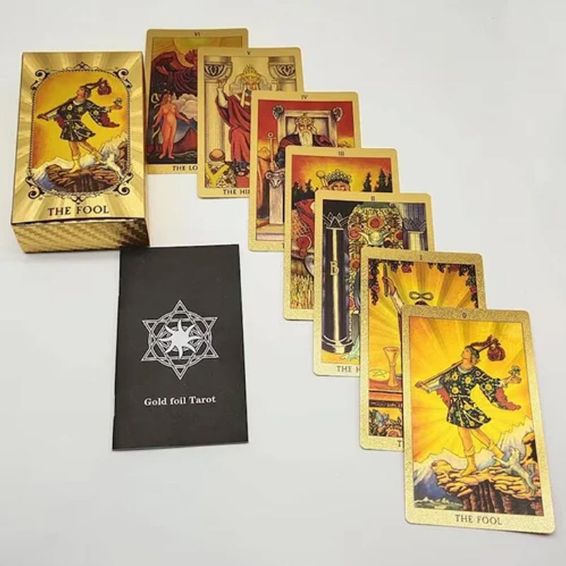 Blaudonau- Goldfolie Tarot