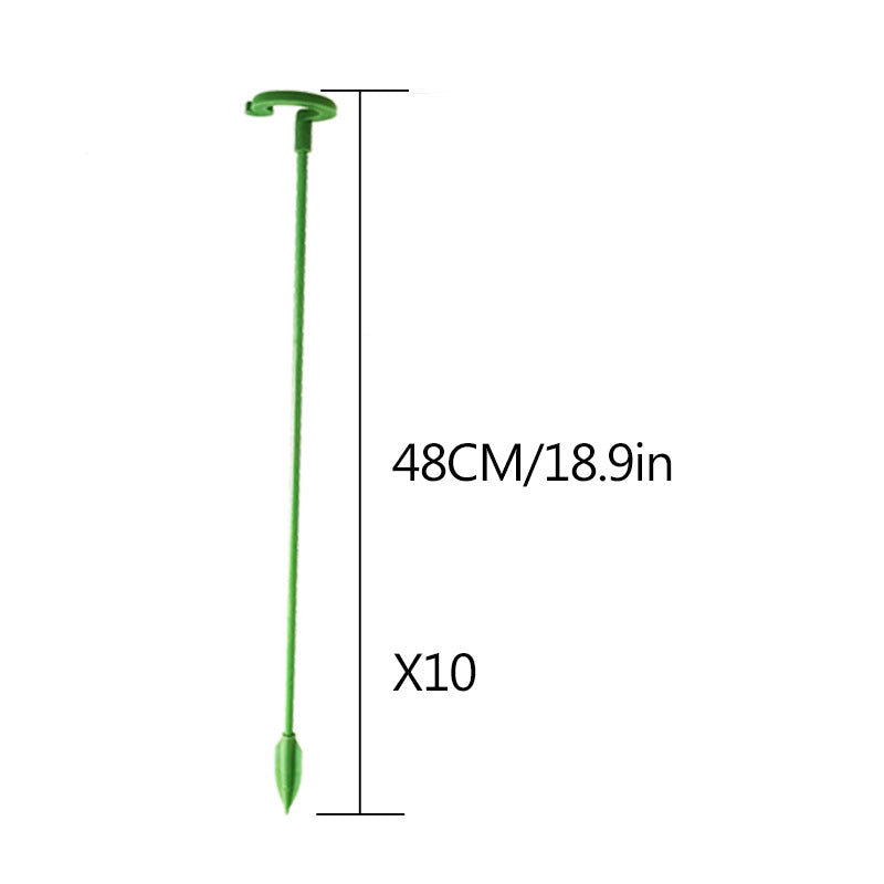 Blaudonau- Spezieller Stützstab für Topfpflanzen 48cm 10 Stk