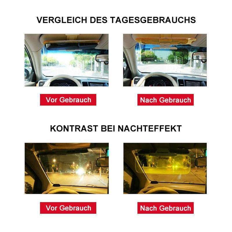 Blaudonau- Transparente, blendfreie Sonnenblende für Autos