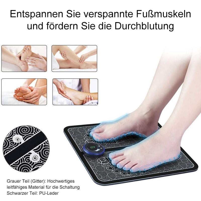 Blaudonau- Nettjade™ Fußmassage Matte mit Pulseffekt