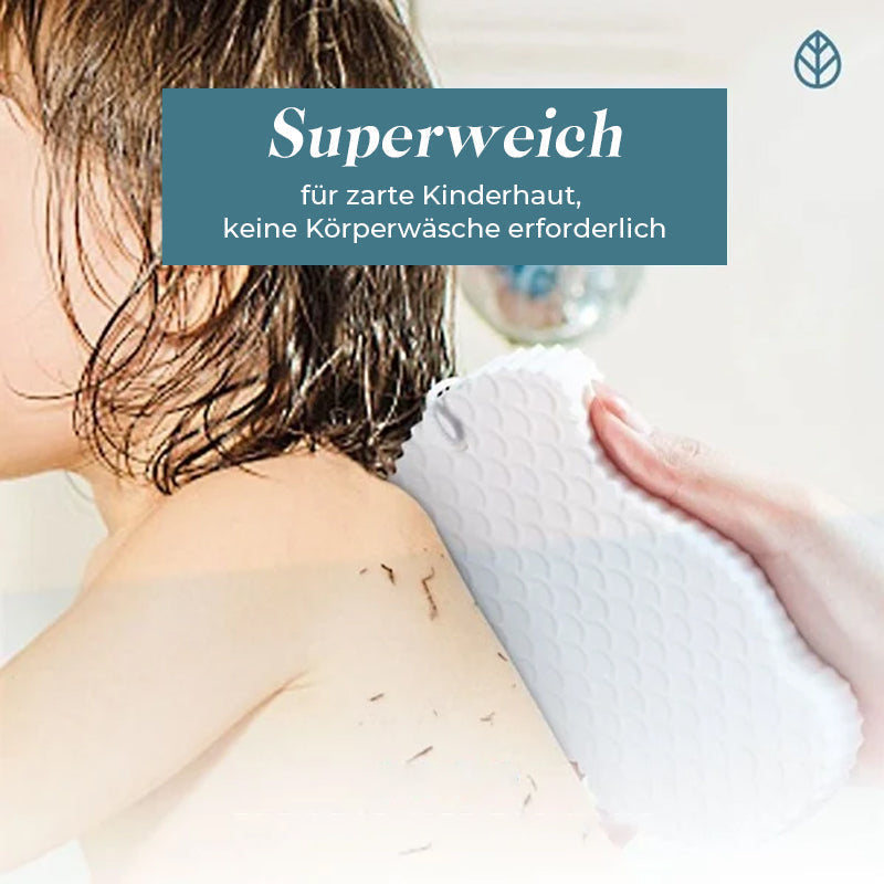 Blaudonau- Super weicher Peeling-Badeschwamm