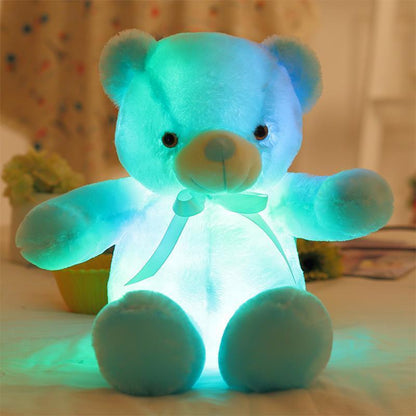 Blaudonau- LED-Teddybär Blau