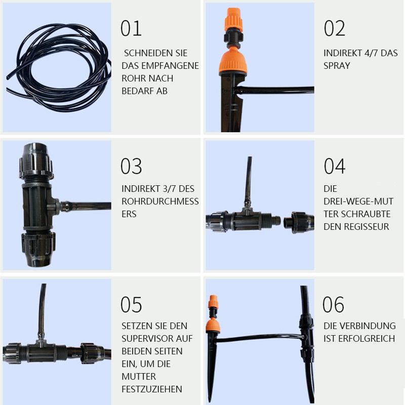 Blaudonau- Kleine Tropfbewässerungsvorrichtung für den Haushalt