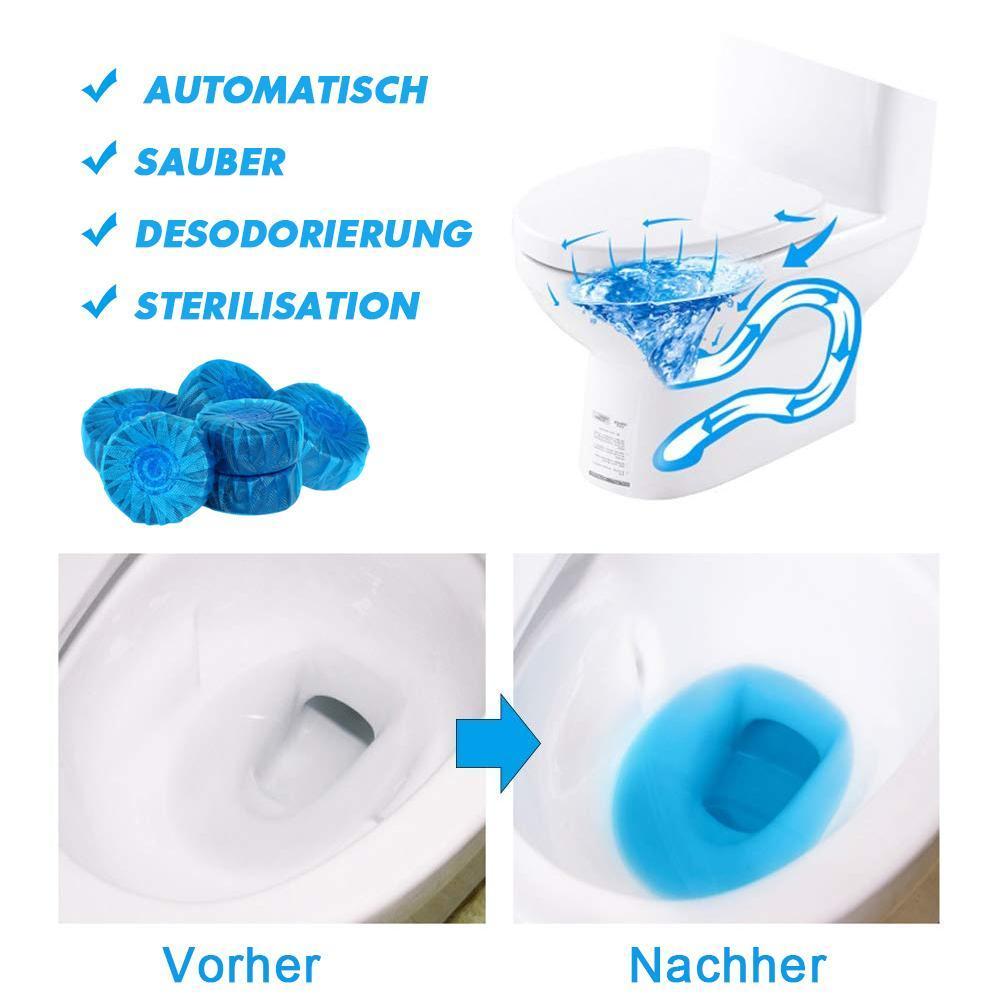 Blaudonau- Automatisches Toilette Reinigungsstück, 6 PCS