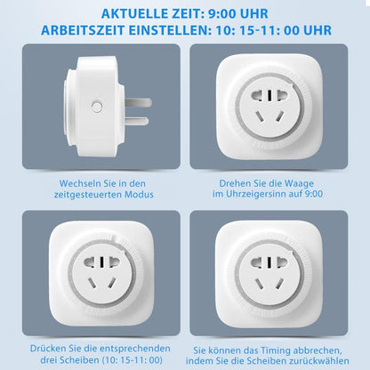 Blaudonau- Mechanischer Timer für Steckdose