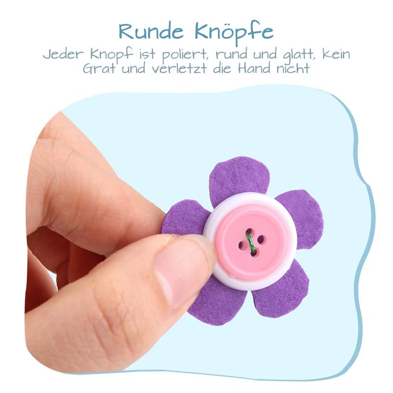 Blaudonau- DIY Knopfstrauß Set