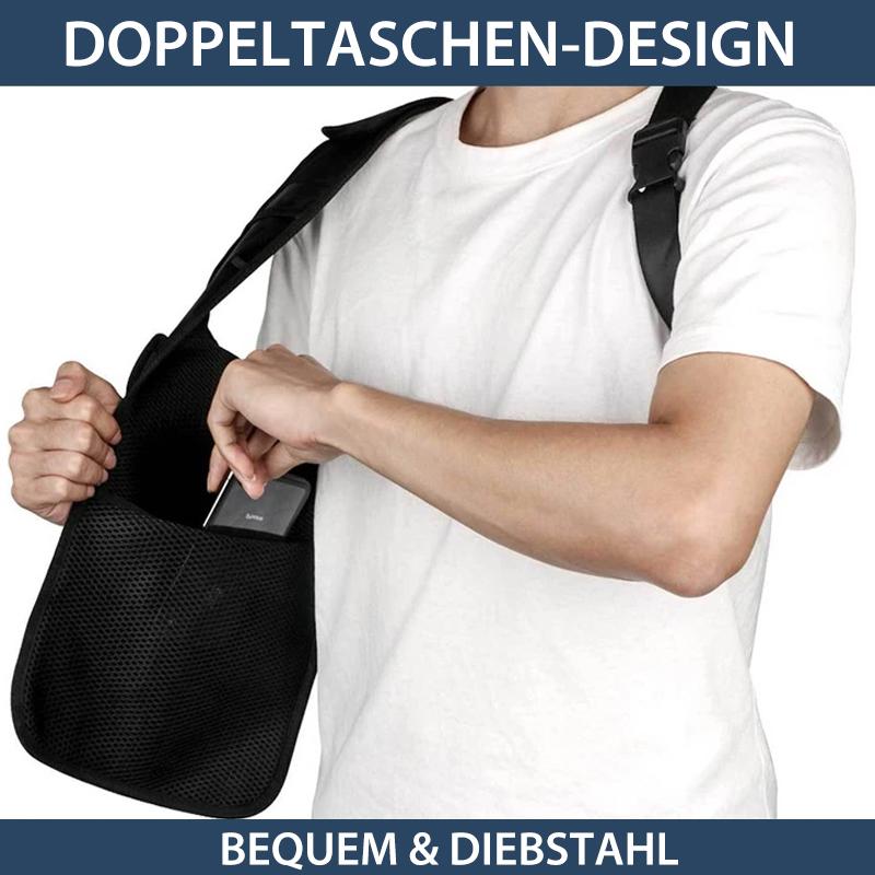 Blaudonau- Verdeckter Achselrucksack