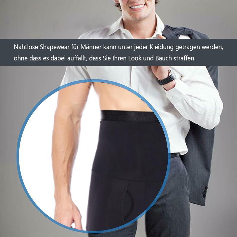 Blaudonau- Nahtlose hohe Taille Shapewear für Männer