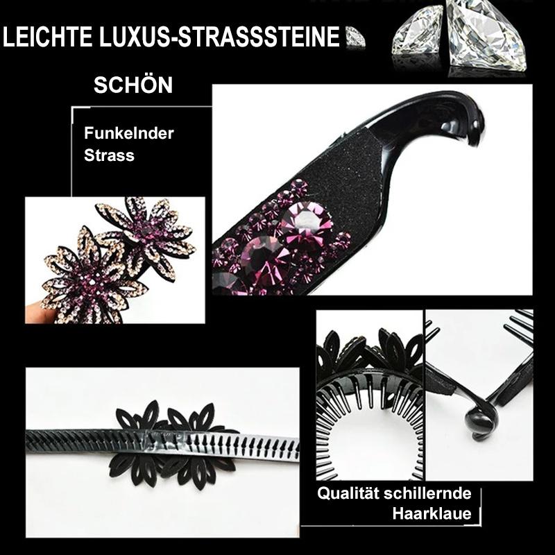 Blaudonau- Strass Haar Krallenhalter