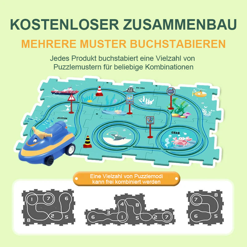 Blaudonau- Puzzle Spielzeugauto（5 STÜCK）