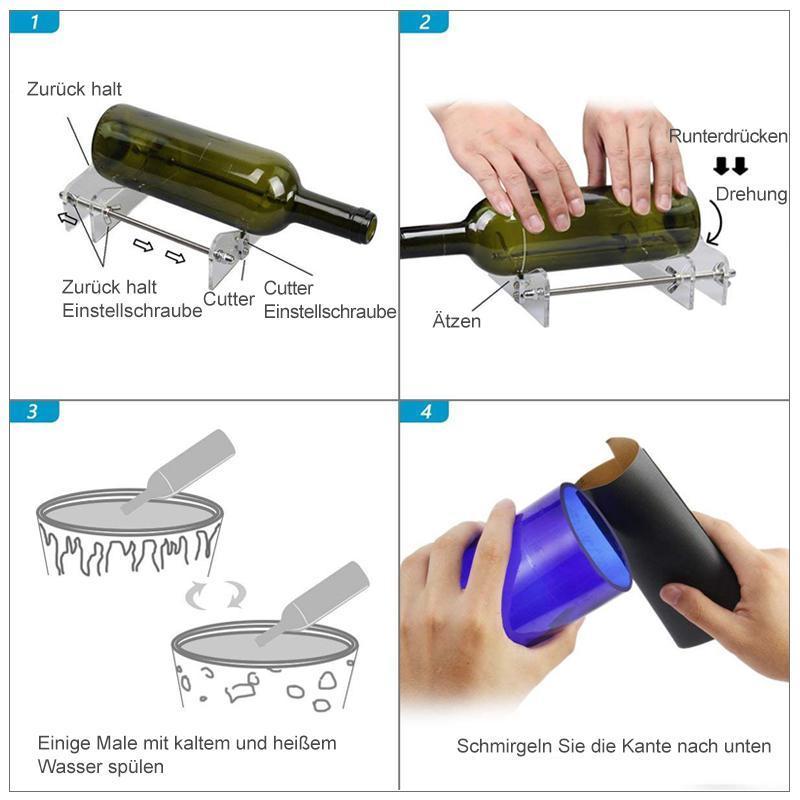 Blaudonau- Innovativer DIY Glasflaschen Schneider