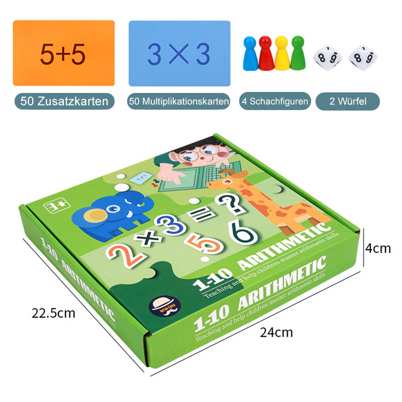 Blaudonau- 2-in-1 Magnetisches Multiplikations- und Additionslernspielzeug für Kinder