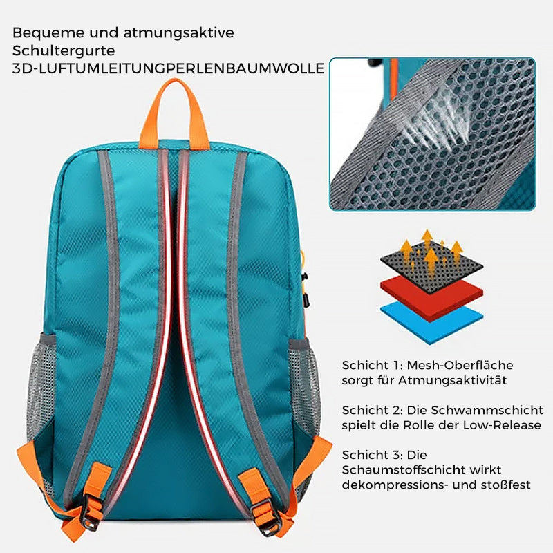 Blaudonau- Faltbarer Rucksack