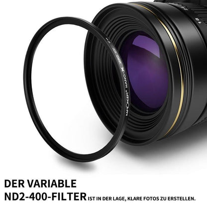 Blaudonau- ND2-400 Neutraler Dichtheid Fader Variabler ND-Filter