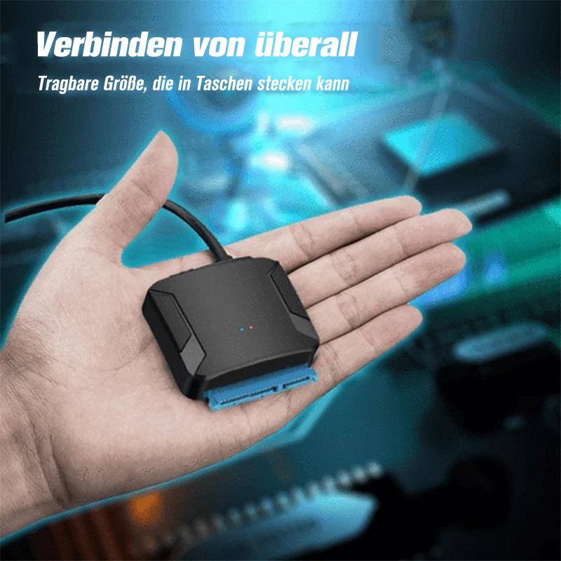 Blaudonau- USB 3.0 bis 2.5 / 3.5 "SATA III Festplattenadapter