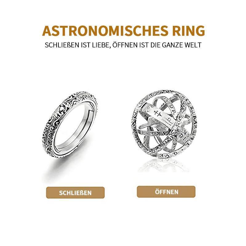 Blaudonau- Astronomisches Ring - Schließen ist Liebe, Öffnen ist die ganze Welt