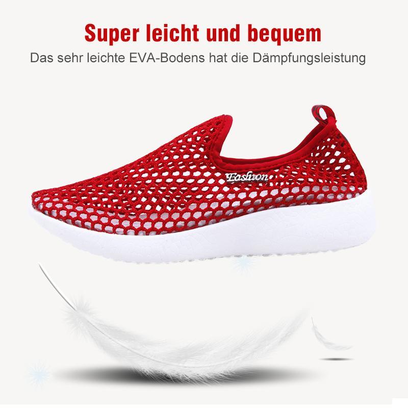 Blaudonau- Damen leichtes und atmungsaktives Mesh Turnschuhe