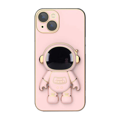 Blaudonau- Niedliche Astronauten-Handyhülle für iPhone rosa