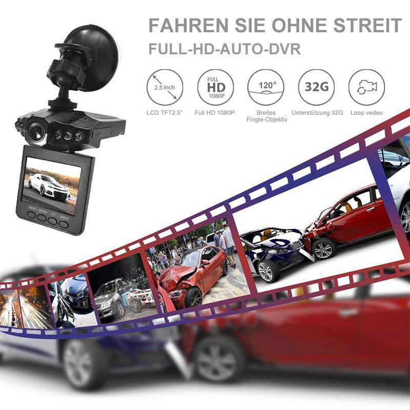 Blaudonau- Auto-DVR, Dashboard-Kamera, Autorecorder / Verkehrs-Dashboard-Camcorder-Loop-Aufnahme-Keine Karte