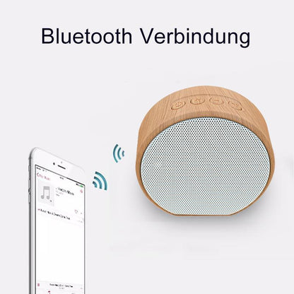 Blaudonau- Mini Bluetooth Maserung-Stereoanlage Schwarz