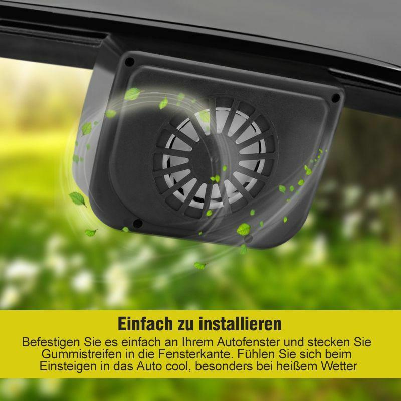 Blaudonau- Sonnenenergie-getriebene Ventilator für das Auto