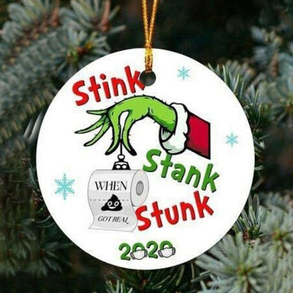 Blaudonau- Stink Stank Stunk Weihnachtsbaumschmuck Thema Quarantäne Weihnachtsdekoration 2