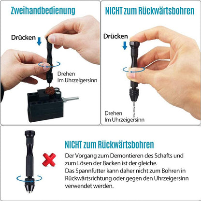 Blaudonau- Miniatur-Handwerkzeugset aus Aluminiumlegierung