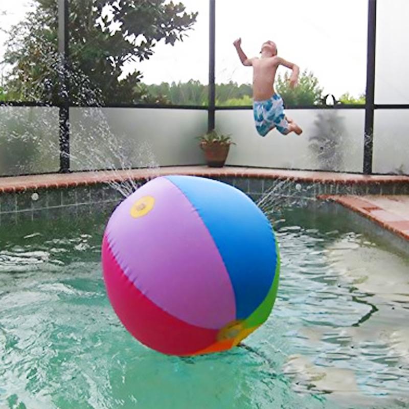 Blaudonau- Inflatable Beach Sprinkler Water Spray Ball