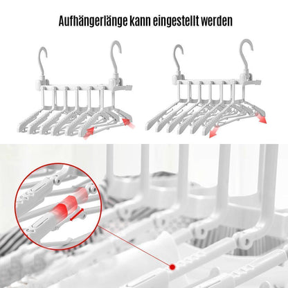 Blaudonau- Faltbarer Kleiderbügel und Hosenständer Hosenständer