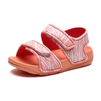 Blaudonau- Kinder-leuchtend-Strandschuhe Tarnung-Rosa