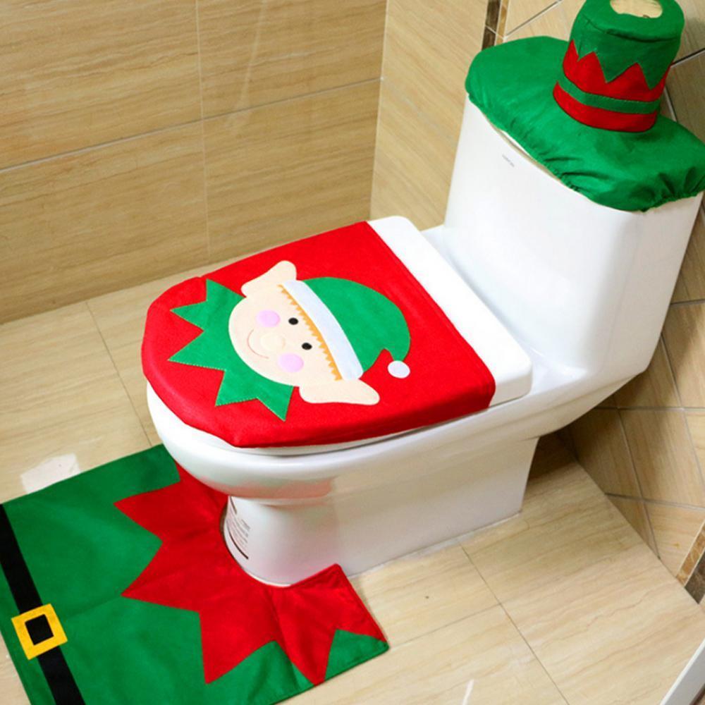 Blaudonau- Weihnachten Toilettensitz Abdeckung Dekorationen