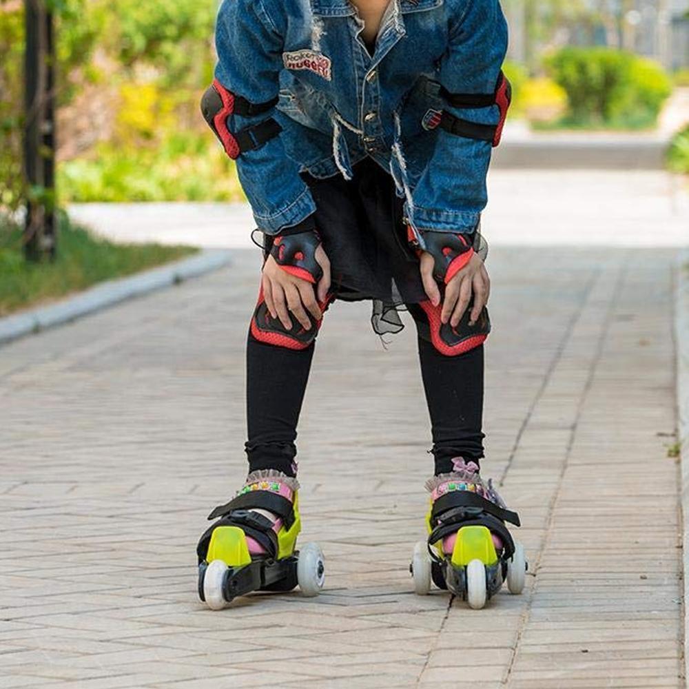 Blaudonau- Stabilere, leicht zu tragende Rollschuhe Gelb