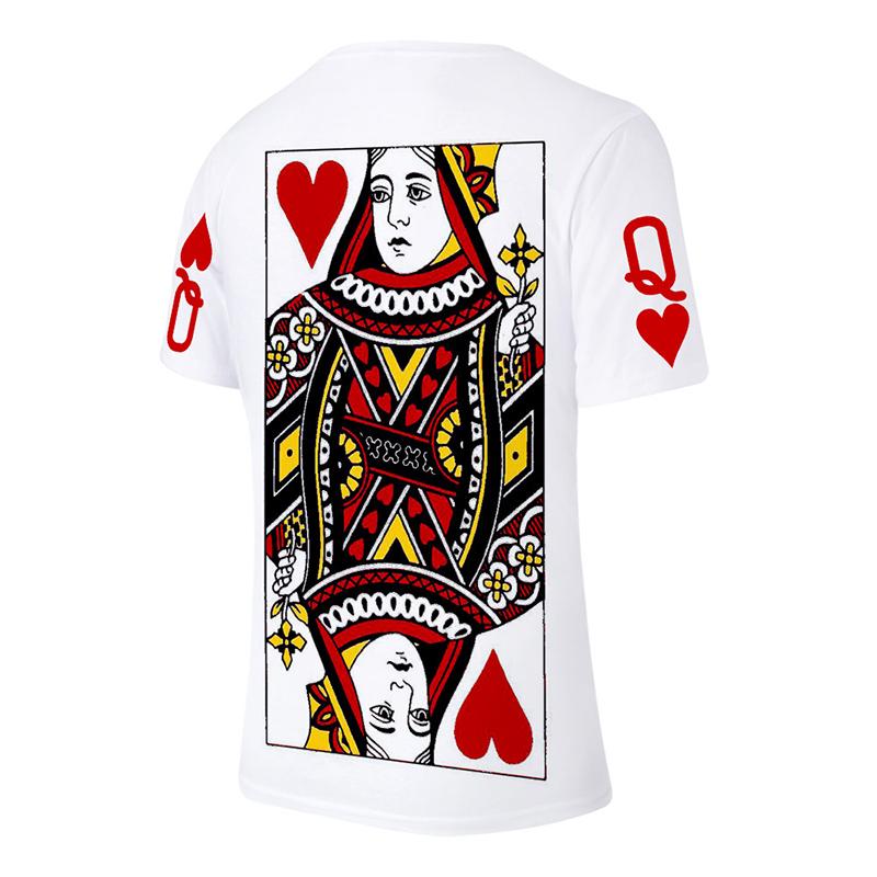 Blaudonau- Sommer 3D Poker lose T-Shirt