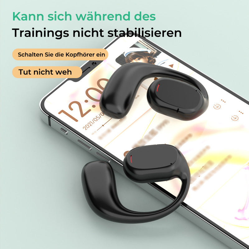 Blaudonau- Kabelloses Bluetooth-Headset mit hängendem Ohr